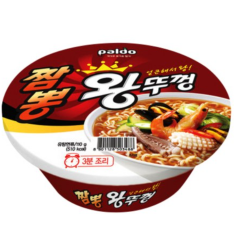 팔도 왕뚜껑 짬뽕 18개입, 3개