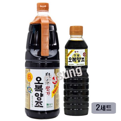 오복 간장[황가]1.7L+900ml, 2.6L /2세트