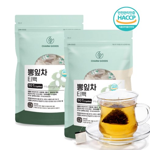 식약처 HACCP 100% 국내산 뽕잎차 100T 뽕잎 뽕나무잎 티백 도담도담뽕잎차