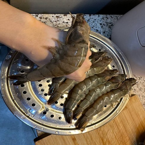 국내산 활새우 특품 500g