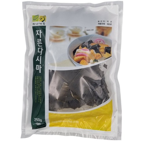 [농협] 하나가득 자른 다시마, 1개, 250g