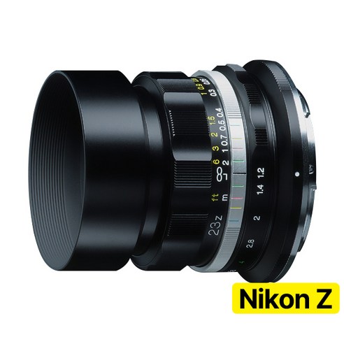 [정품등록시 5만 포인트 3년 보증] 보이그랜더 NOKTON D23mm F1.2 ASP APS-C 니콘 Z마운트 렌즈, 단일상품