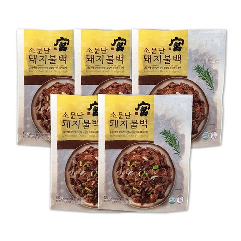 궁 소문난 돼지불백 400g X 5 코스트코 간장 돼지불고기