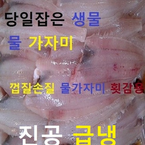 (쌍다리상회)가자미 물가자미 껍질손질  세꼬시 횟감1kg 진공급냉