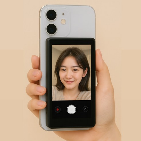 피코툴즈 후면 셀카 모니터 맥세이프 지원, 1개, 핑크