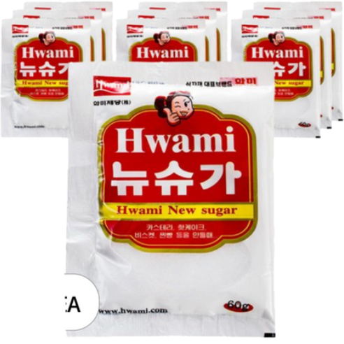 화미 뉴슈가, 10개, 60g