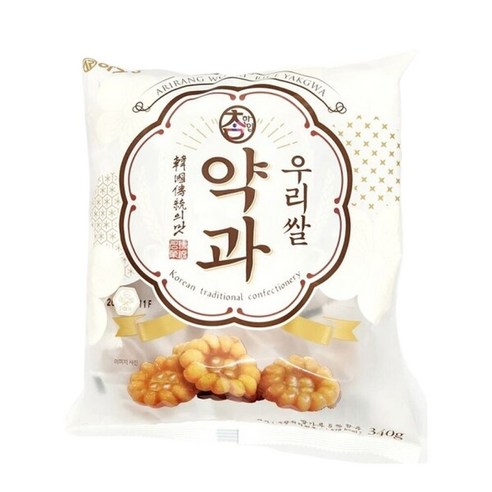 (340gX 5) 아리랑 한입 참 우리쌀 약과 디저트/꼬마/추억의/옛날/과자/과자/어른/간식/후식/선물/사무실
