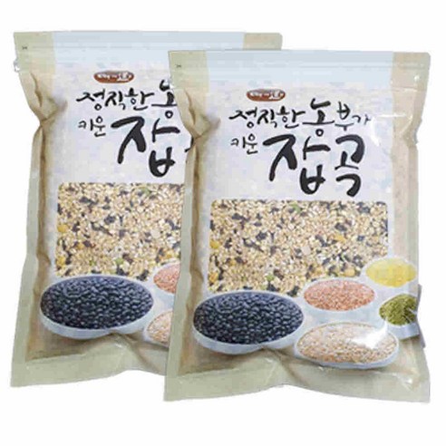 광팔마켓 2025년산 100% 국내산 혼합잡곡 15곡 2kg(1kg2개구성), 1개, 2kg