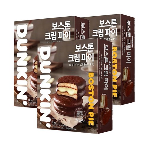 던킨도너츠 보스톤 크림 파이