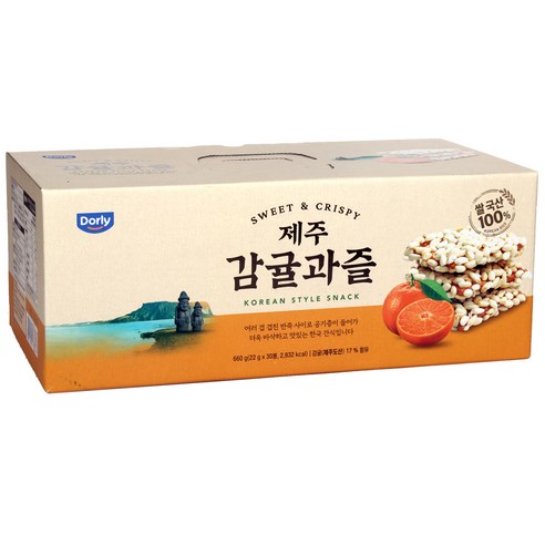 돌리 제주감귤 과즐 660g (22g x 30개) 코스트코, 22g, 30개
