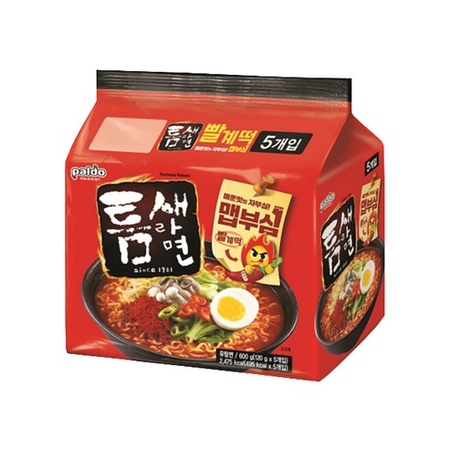 틈새라면 빨계떡 120g
