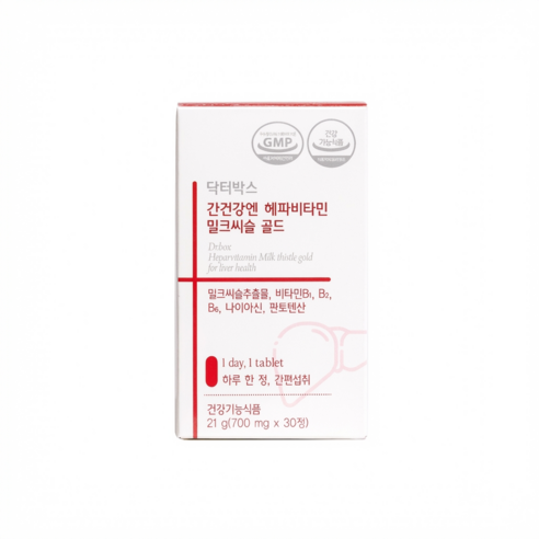 닥터박스 간건강엔 헤파비타민 밀크씨슬 골드 (내과 전문의 성분 배합)