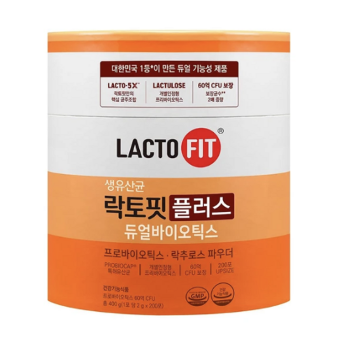 종근당건강락토핏플러스듀얼바이오틱스2000mg