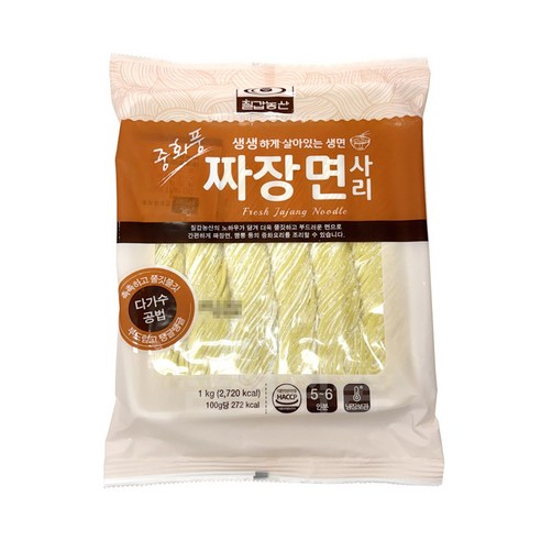 [칠갑농산] 짜장면사리(중화풍) 1kg