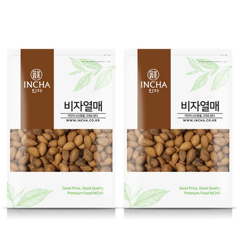 인차 국산 비자열매 비자나무열매 비자열매차, 300g, 2개