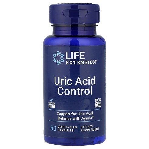 몸관리하세요 겨울입니다 Life Extension 요산 컨트롤 베지 캡슐 60정(캡슐 1정당 500mg) 특별관리진행