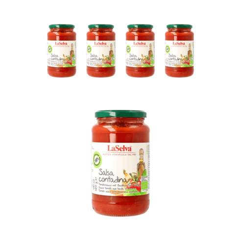 라셀바 이탈리아 유기농 100% 무설탕 저염 토마토 퓨레