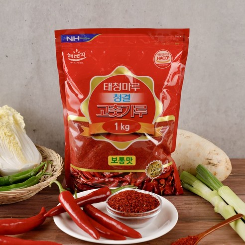 한정판매[영광농협]2021년산  정품 청결 햇 국산 고춧가루1kg/3kg/5kg(보통맛/매운맛)