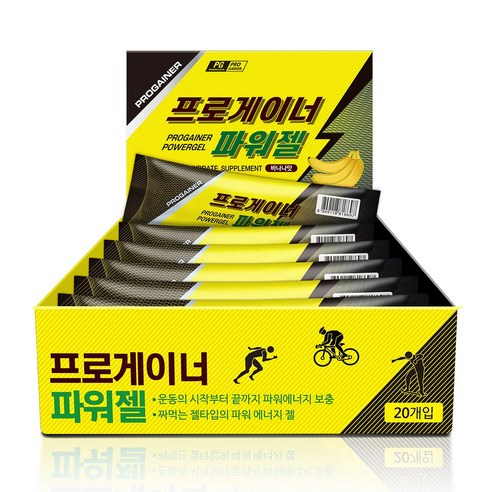 프로게이너 파워젤 바나나맛 스포츠 에너지젤