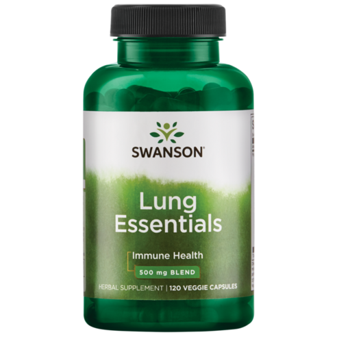 스완슨 Lung Essentials 500 mg 120 베지캡슐, 120정, 1개