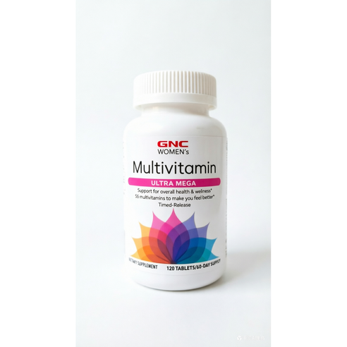GNC 여성 울트라 메가 종합비타민 / GNC Women's Ultra Mega Multivitamin 120 Tablets Timed-Release