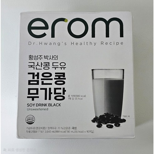 이롬 황성주박사의 검은콩 무가당 두유