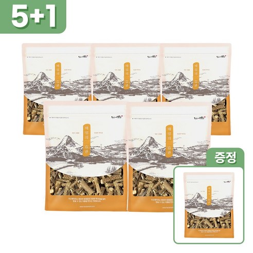 [5개 선택시 1개 더] 가시오가피 국내산, 5개, 200g