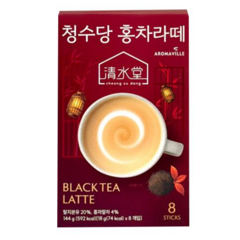 청수당 홍차 라떼 8입