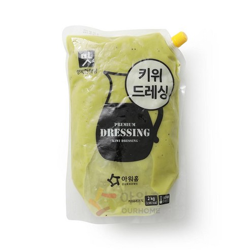 [먹깨비네] 아워홈 키위 드레싱 2kg 대용량드레싱