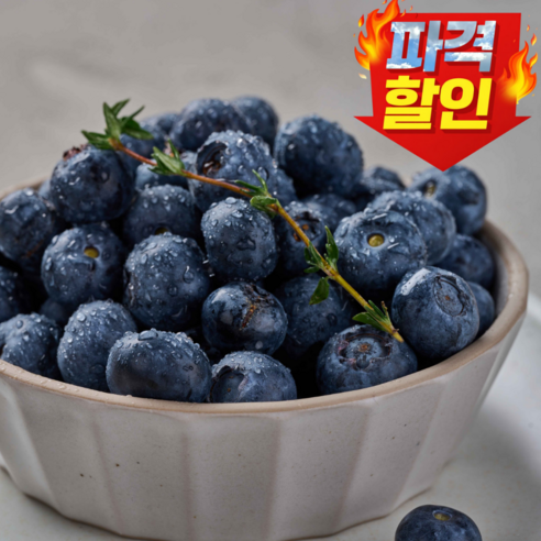 [명품과일]16brix 고당도 국내산 블루베리, 10개, 100g