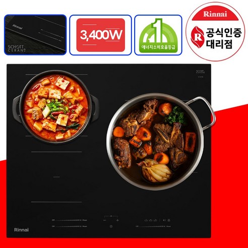 인덕션 구매 가이드 린나이 1등급 3구 인덕션 빌트인 초고화력 전기레인지 독일 쇼트상판, 빌트인, 자가설치