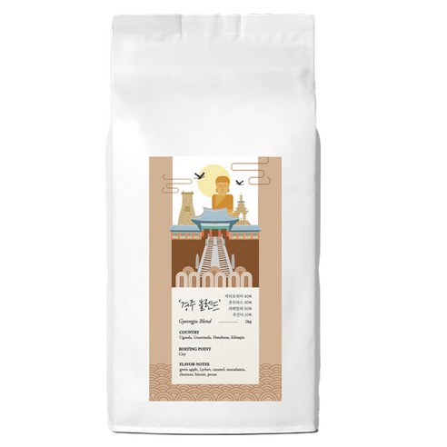 갓 볶은 경주블렌드 당일로스팅 (분쇄도 선택가능) 손맛커피 스토리블렌드, 200g, 더치, 1개