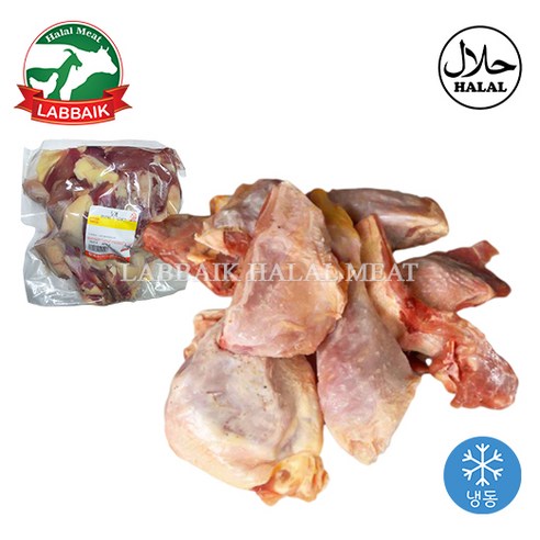 LABBAIK Halal Fresh Hard Chicken Cut Meat 1.3kg 이상 / 노계치킨 절단 (국내산)