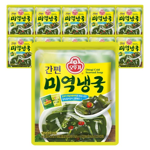 오뚜기 간편 미역냉국 45g 10개, 45g, 10개