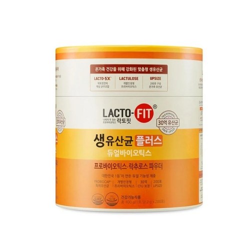 종근당건강 락토핏플러스 듀얼 프로바이오틱스 2000mg 200포