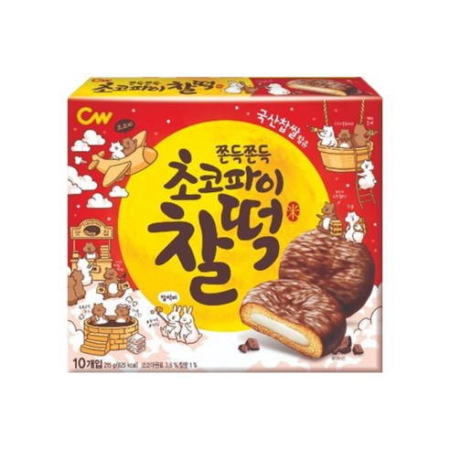 청우식품 초코파이찰떡, 215g, 4개