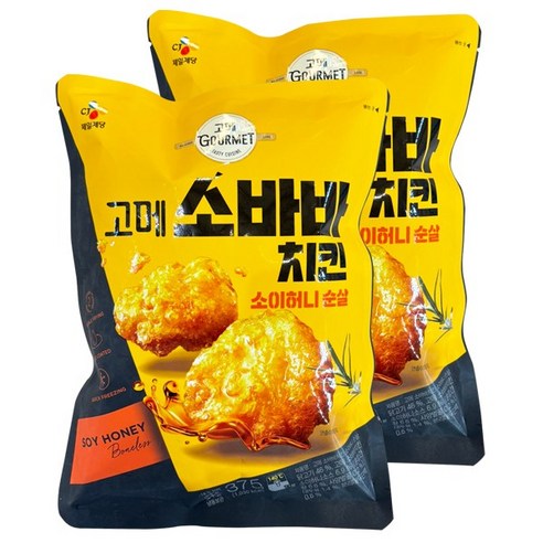 고메 소바바 치킨 소이허니 순살 375G