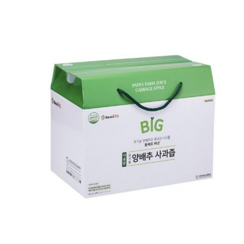 연두팜 양배추 사과즙 180ml 30개입 1개, 30개, 180ml