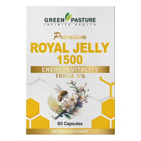 뉴질랜드 로얄제리 1500mg 60정 그린파스처 [유통기한 임박할인}