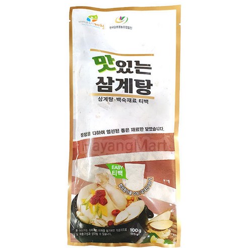 한국감초영농조합법인 맛있는 삼계탕 한방백숙 티백