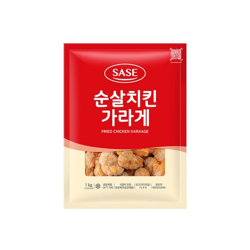 사세 순살 가라게 1kg 순살치킨 닭튀김 가라게 간식 안주 냉동, 1개, 1kg