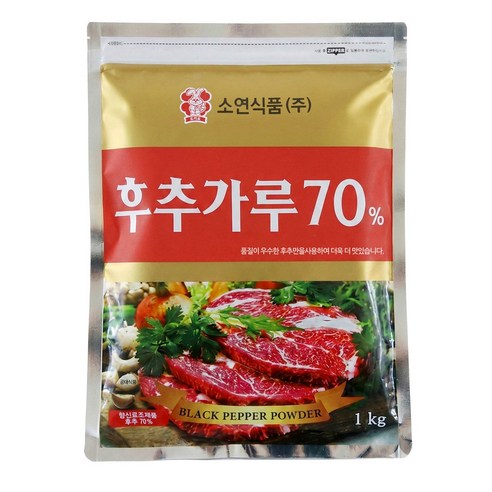 소연식품 후추가루 70%, 1kg, 1개