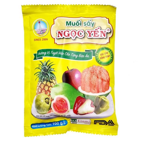 응우엔 소금 NGOC YEN DRIED SALT(비닐) 과일소금