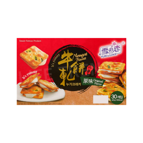 화지리엔위 누가비스킷 땅콩맛