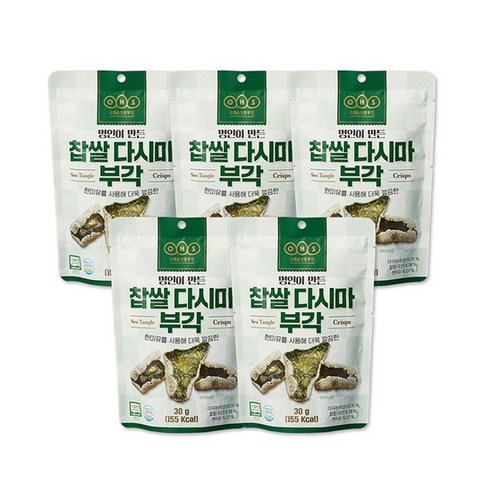 오희숙전통부각 찹쌀 다시마 부각, 30g, 1개