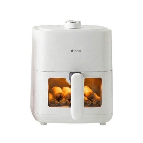 이놀 투명창 에어프라이어 2L 1인용 소형 미니 프리미엄 에어프라이기 air fryer