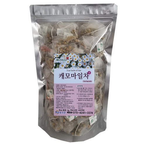 해남농수산 캐모마일 차 티백