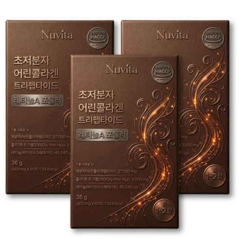 고함량 먹는 콜라겐 식약청인증 / 12통구매시 모발콜라겐 액상 3270 증정, 3개, 30회분
