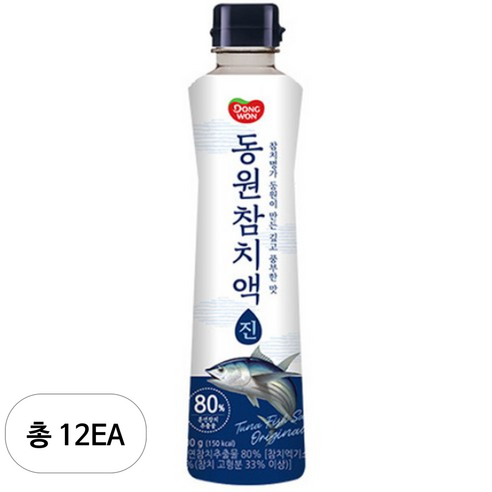 동원 참치액 진, 500g, 12개
