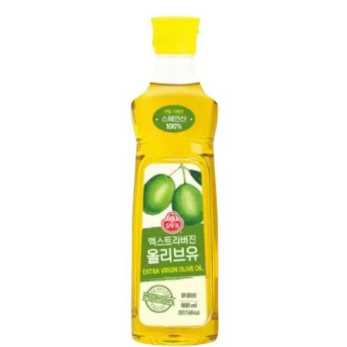 오뚜기 엑스트라버진 압착 올리브유 900ml X 5개, 900ml, 5개